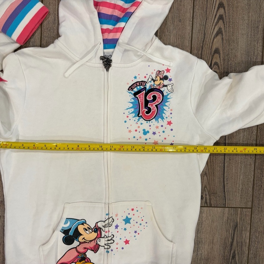 Disney Parks Youth Large 2013 Disneyland Resort Anniversary Zip Hoodie - Picture 13 of 14